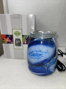 Scentsy BLAUER ACHAT Full Size Wärmer * Neu im Karton - Bild 1 von 3