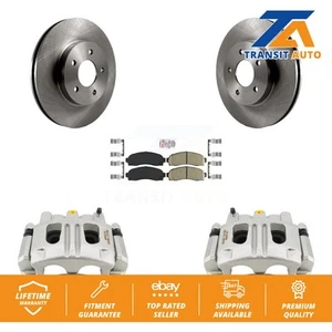 Front Disc Brake Caliper Rotors Ceramic Pad Kit For Chevrolet Equinox Saturn Vue - Picture 1 of 1