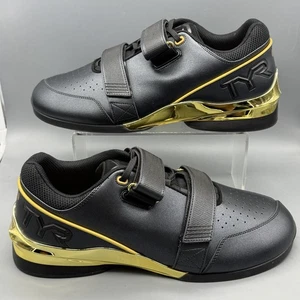 TYR Force Elite Carbon Herren 14 Gewichtstraining Power Lifting Schuhe schwarz gold - Bild 1 von 16