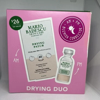 Parche de secado Mario Badescu Drying Duo 60 parches y loción de secado 1 oz Foto 1 de 2