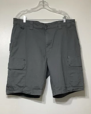 Pantalones Cortos de Carga Duluth Trading Co. Para Hombre Flexibles Manguera contra Incendios Gris Exterior Foto 1 de 4