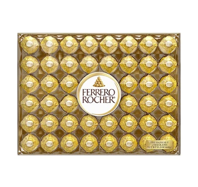Chocolates finos de avellana Ferrero Rocher, 48 ct Foto 1 de 2