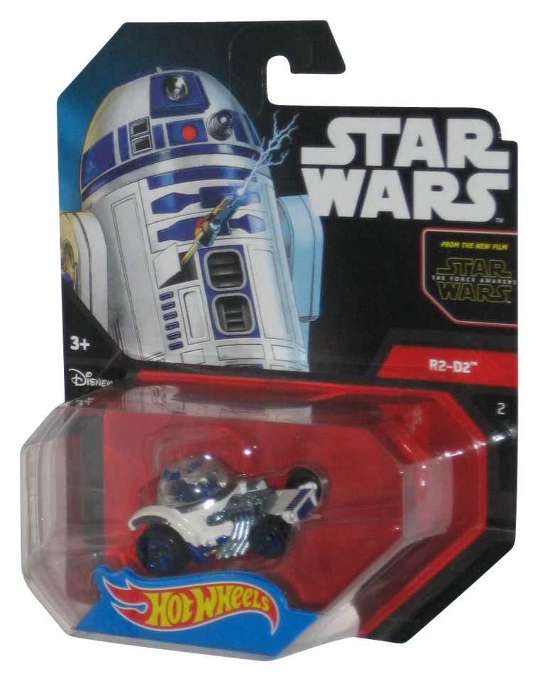 Star Wars Force Awakens R2-D2 Hot Wheels (2015) Mattel Carattere Auto Giocattolo - Immagine 1 di 2