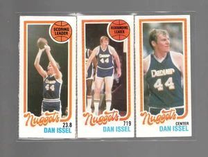 1980-81 Topps #s 72,73,76 - Dan Issel - Denver Nuggets - Salón de la fama - Separado - Imagen 1 de 2