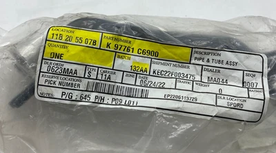 Genuine Parts Kia Sorento 97761-C6900 Tube Assembly (2019-2020) Kia Sorento - Image 1 of 4