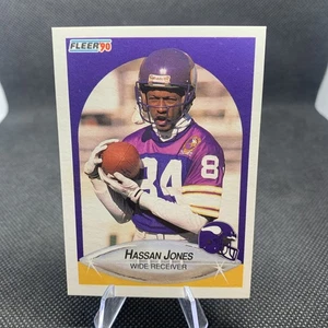 1990 Fleer - Hassan Jones #100 - Minnesota Vikings - Picture 1 of 2