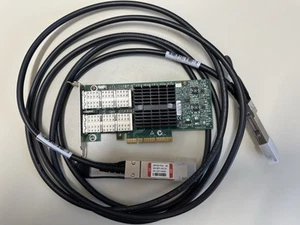 Mellanox MCX354A-FCBT Netzwerkkarte + QSPF56-PC03 56G QSFP+ DAC 3m - Photo 1/2