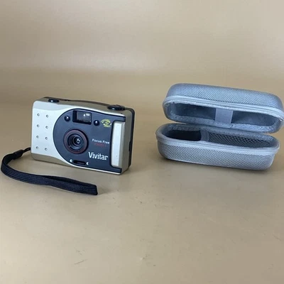 VIVITAR PN2011 35mm Film Camera Panoramic Focus Free Point &Shoot/ Tested/ Case - Image 1 of 4