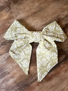 Large Fabric Bow Home Decor Gift Idea Country Style Hand Made - Picture 1 of 5