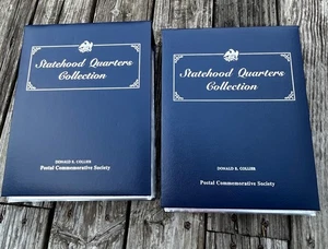 Postal Commemorative Society Statehood Quarters Collection Vol 1 and Vol 2 - Picture 1 of 9