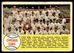 1958 TOPPS CHICAGO CUBS #327 - Picture 1 of 2