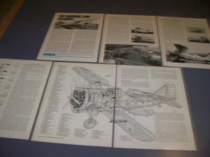 VINTAGE..GRUMMAN F3F-3 HISTORY ..CUTAWAY/SPECS/3-VIEWS..RARE! (35T) - Picture 1 of 7
