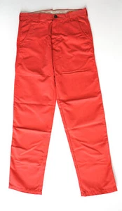 Life Khaki A Haggar Co. Herren schmale Chino einfache Vorderseite apricot Hose Größe 30X32 - Bild 1 von 2