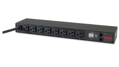 APC Metered Rack PDU 1u Strip With Integrated Cable 120v AP7801B