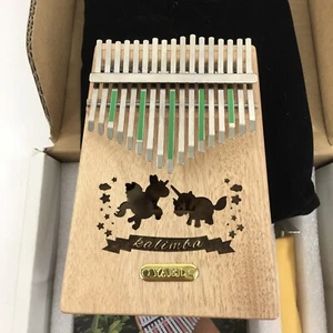 Kalimba 17 Key Thumb Piano With Unicorns Etched - Picture 1 of 10