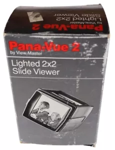 Pana-Vue 2 Lighted 2x2 Slide Viewer for 35mm & 126 Cartridge Slides View-Master - Picture 1 of 8