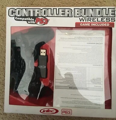 Intec Controller Bundle Wireless Game Included compatible with PS3 - Image 1 of 2