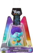 Trolls DreamWorks World Tour Branch, Collectible Doll with Tambourine Accessory,