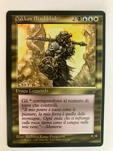 Dakkon Blackblade - Italian Legends - MTG Magic Lightly Played to NM - Picture 1 of 1