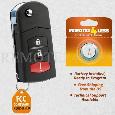 Keyless Entry Remote for 2007 2008 2009 2010 2011 2012 Mazda CX-7 Car Key Fob - Изображение 1 из 4