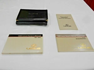 1999 LEXUS RX 300 OWNER MANUAL 3 PC SET & PREMIUM LEXUS FACTORY CASE. CLEAN - Picture 1 of 5