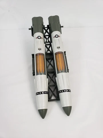 VINTAGE 1988 HASBRO GI JOE ROLLING THUNDER Missiles ROCKETS w/ BOMBS Gantry Cover