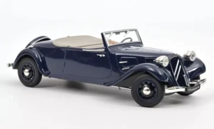 CITROËN TRAZIONE CABRIOLET 1938 BLU SCURO - 1:18 NOREV MODELLINO AUTO PRESSOFUSO 191104 - Foto 1 di 3