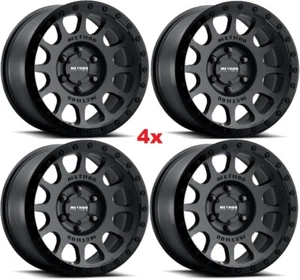 17 METHOD MR305 DOUBLE BLACK WHEELS RIMS SET 17X8.5 FITS TRD MR305785601000 - Picture 1 of 7
