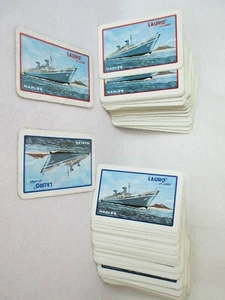 Achille Lauro Lines Barco Crucero Skat Romme Anuncio Juego de Cartas Treviso - Foto 1 di 11