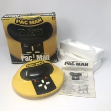 Tomytronic Pac Man Game 1981 with Original Box and Instructions SEE VIDEO Japan