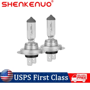 2x H7 Halogen Headlight Bulbs Kit Hi/Low Beam 3400K Super Bright White Lights - Foto 1 di 8