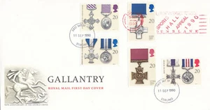 (110298) LIQUIDACIÓN Galantry GB RM FDC Dunblane Sports Hall Appeal eslogan 1990 - Imagen 1 de 2