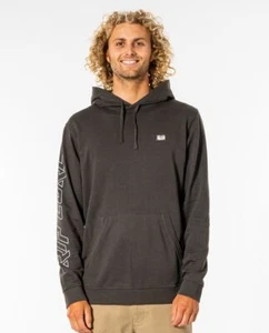 Sudadera con capucha Rip Curl polar manga larga negra capucha surfista - Imagen 1 de 3