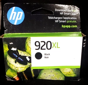 Genuine HP 920XL (CD975AN) Black Ink Cartridge - NEW -Dated 10/2024 - FAST SHIP - Picture 1 of 3