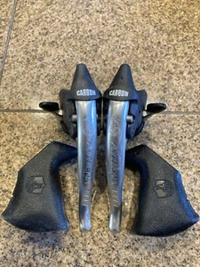 Campagnolo Athena 1st Gen. Ergo 8 x 2/3 Speed Road Bike Shifters (EXCELLENT) - Picture 1 of 11