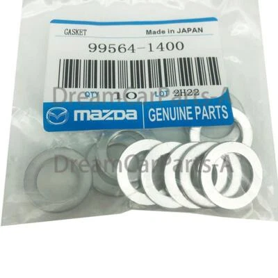 Junta de tapón de drenaje de aceite de 14 mm 10 piezas para Mazda 3 Sport Miata CX5 RX-8 Foto 1 de 2