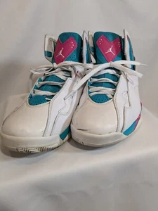 Air Jordan True Flight 34296-117 Mens US 11 Basketball Shoes White Blue Sneakers - Picture 1 of 9