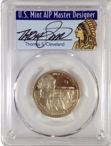 2018 S Native American Sacagawea Proof Dollar PCGS PR69DCAM Thomas Cleveland - Picture 1 of 2