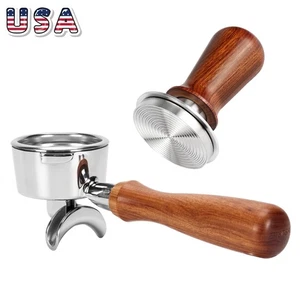 58mm Espresso Portafilter Coffee Tamper Set For Gaggia Machine Double Spouts - Picture 1 of 20