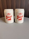 Stiegl Brewery Ceramic Glazed Beer Mugs. 0.5 Liters. Set of 2 . Brand New.