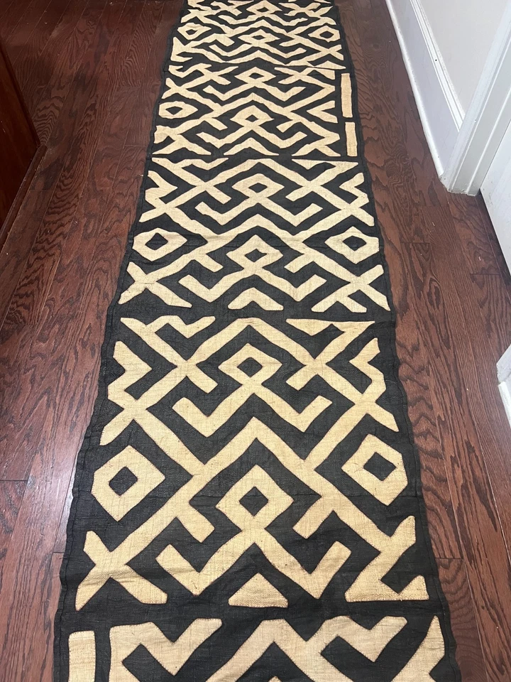 tela genuina de rafia africana (Congo) Cuba 11 pies, tejido natural hecho a mano Foto 1 de 4