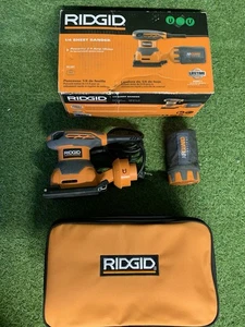 Levigatrice RIDGID R25011 2,4 Amp con cavo 1/4 foglio - Foto 1 di 2