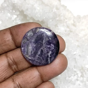 Natural Tiffany Fluorite Cabochon Loose Gemstone For Jewelry 39 Cts. ME-13991 - Picture 1 of 4