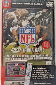NFL Imagination DVD Trivia Juego de Fútbol 2003 De Colección Fútbol Fanáticos Deportes Juego - Imagen 1 de 20