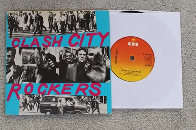 The Clash  - Clash City Rockers -  UK Picture Sleeve PS 7" - Image 1 of 2