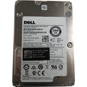 Disque dur Dell 300Go 15K HDD SAS 12G 2.5" 512n 128Mo V39M5 - Photo 1/1