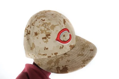 New Era 59fifty Cincinnati Reds Digital Camo Fitted Hat 7 Cap On Field Cap - Image 1 of 4
