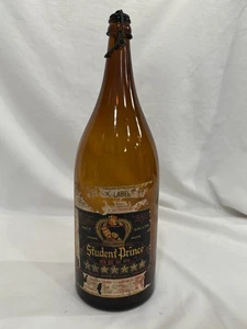 RARO HEIDELBERG Estudiante Príncipe Cerveza Medio Galón Botella de Cerveza Papel Etiqueta Picnic - Imagen 1 de 15