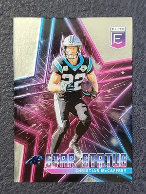 Christian McCaffrey 2020 Donruss Elite Star Status /349 Panthers 49ers Stanford - Image 1 of 2