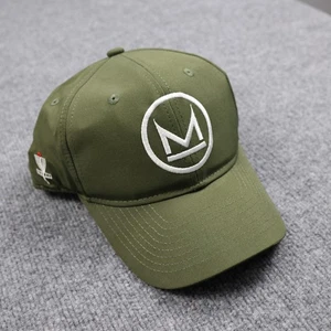 Perks and Re-creation Hat Cap Snap Back Olive Green Embroidered Disc Golf Mens - Picture 1 of 9